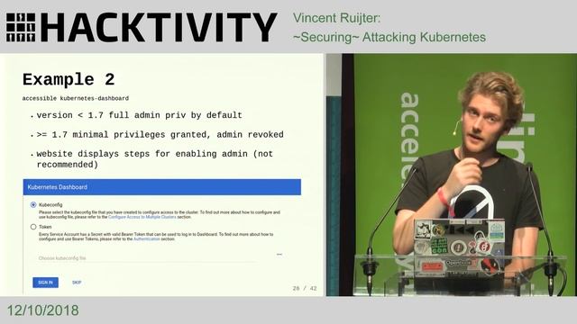 Vincent Ruijter - ~Securing~ Attacking Kubernetes смотреть онлайн