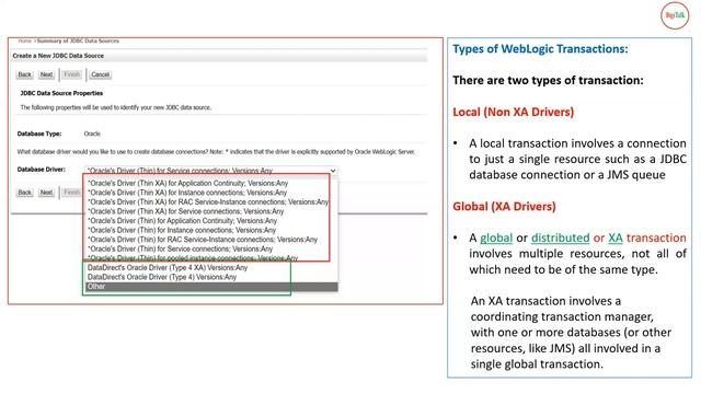Oracle Weblogic Server Data Source Configuration - Part 1 (With Detailed Explanation) смотреть онлайн