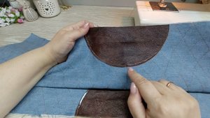 Как пришить натуральную кожу к джинсовой ткани и замаскировать пропуски стежка. Швейные хитрости.