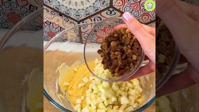 Нежное яблочное печенье