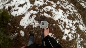 Беркут 5, настройка металлоискателя на поле (10.02.2015)