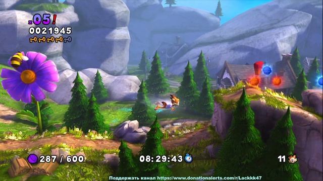 #2 Bubsy: The Woolies Strike Back - RESERVOIR CATS  прохождение playstation 4 pro Lackkk47.