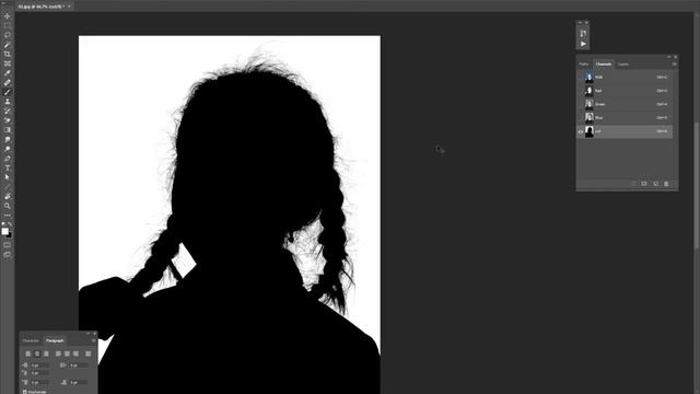 ВЫРЕЗАЕМ ВОЛОСЫ В PHOTOSHOP. ДВА СПОСОБА смотреть онлайн