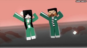 ALBATROZ DANCE MEME | XDJames and Sadako Squid Game | MINECRAFT ANIMATION (LOVE STORY) #short
