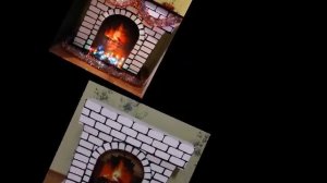 Камин из картона своими руками)))