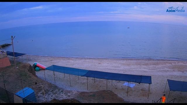 Вечер.  Степановка Первая.  Семейный пляж.  Таймлапс. смотреть онлайн