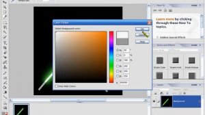 How to make a Lightsabor in Adobe Photoshop elements 3.0