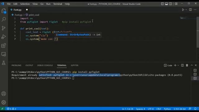 Font Art Using Python | How do you style text in Python? | How do I color a font in Python? | art