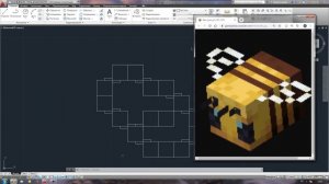 Как сделать пчелу из бумаги | MINECRAFT | BEE