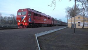 Станция Великие Луки. Поезд № 677 Великие Луки – Санкт Петербург