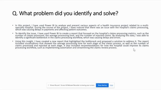 Health Insurance Analytics with Power BI | How to Explain Your Power BI Project in an Interview?