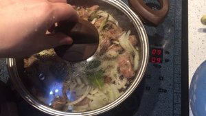 Куриные желудочки в сливочном соусе, простая сытная еда ?