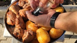 КАЗАН-КЕБАБ ИЗ СВИНИНЫ В КАЗАНЕ