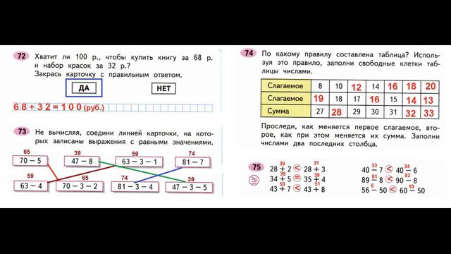 ГДЗ РАБОЧАЯ ТЕТРАДЬ ПО МАТЕМАТИКЕ 2 КЛАСС СТРАНИЦА .53 ЧАСТЬ 1 МОРО ВОЛКОВА смотреть онлайн