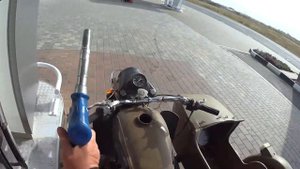 Урал ИМЗ Едем на заправку