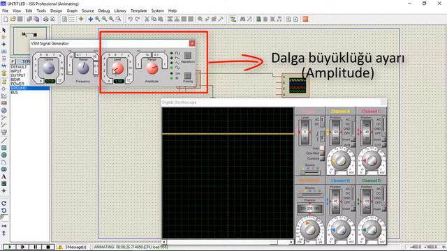 Proteus Dersleri 15(İSİS,ARES) Sinyal Üretici Kullanımı(Function Generator) смотреть онлайн