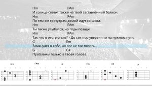 Макс Корж - Не выдумывай (Аккорды + Текст песни + ритм)
