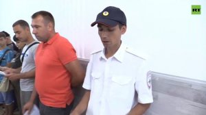 Очереди за российскими паспортами в Бердянске