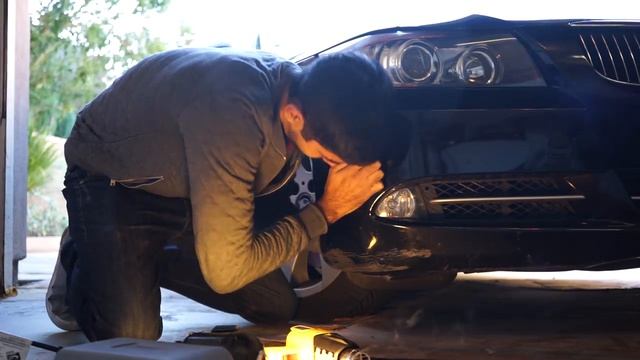 BMW Plastic Front Bumper Repair With Heat Gun смотреть онлайн