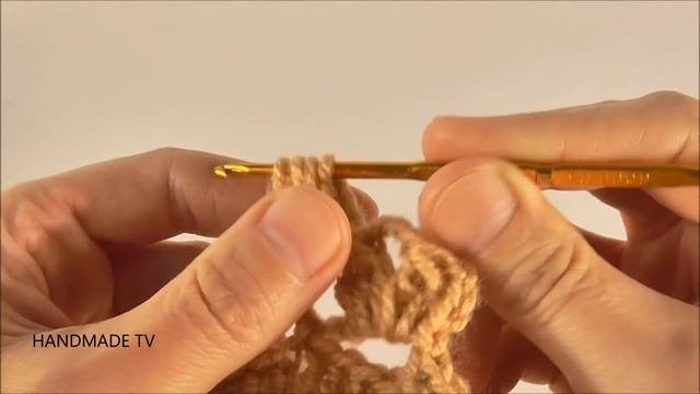 КРАСИВЫЙ МОТИВ КРЮЧКОМ ДЛЯ КОФТОЧКИ Crochet Motif TUTORIAL