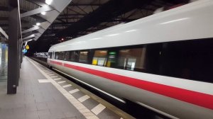 "Trier" Nacht ICE T in Erfurt Hbf: ICE1718 Berlin Hbf (tief)