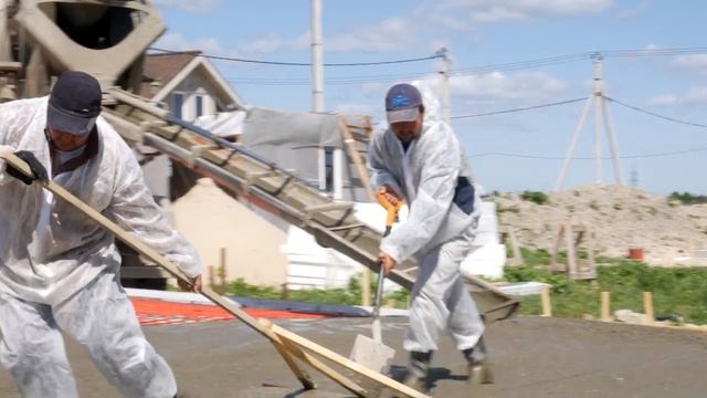 Утеплённая шведская плита. Монтаж и особенности. Строим каркасный дом на УШП. смотреть онлайн