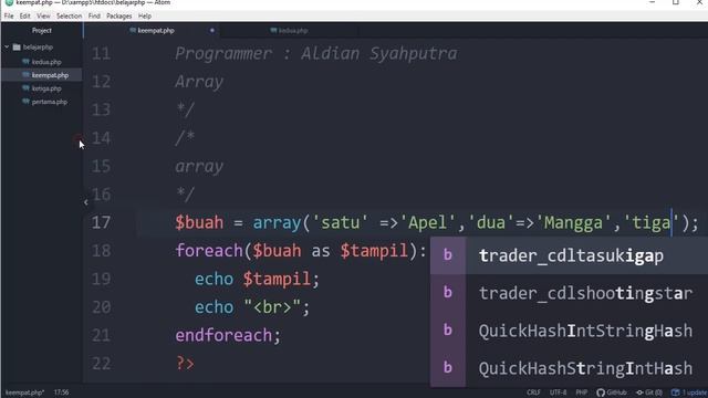 #4 Belajar Web Dinamis Menggunakan PHP (Array) смотреть онлайн