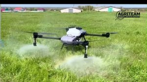 Агродрон (демонстрация опрыскивания) от компании "АгриТим"