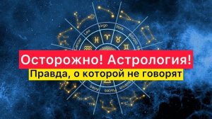 Осторожно! Астрология! Правда, о которой не говорят