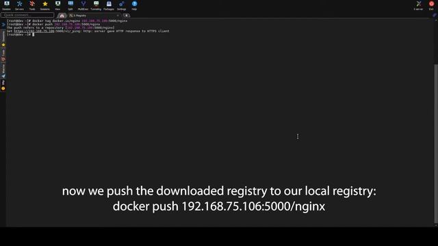 Creating a local registry смотреть онлайн