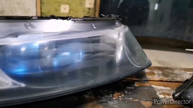 Восстановления и стайлинг фар HONDA ODYSSEY RB. Фары под лак с затемнением. смотреть онлайн