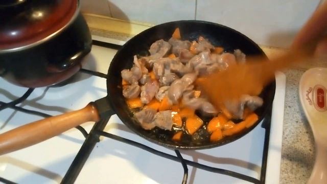 Пупки куриные жареные рецепт