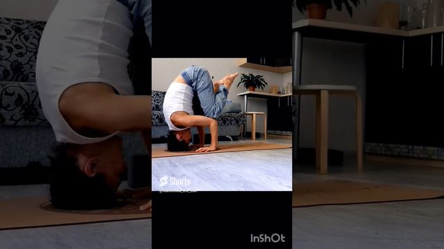«Ширшасана»#йога#йогадома#спорт#тренировка