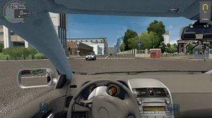 City Car Driving - экзамен в городе с прицепом