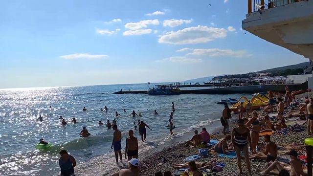 ДИВНОМОРСКОЕ - ПЛЯЖ ЭНЕРГЕТИК.🏊♂️🌞#дивноморское#дивноморск #пляжныйотдых