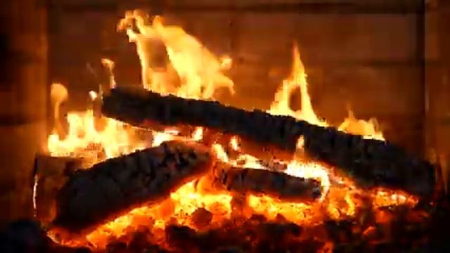? Crackling Fireplace 4K (12 HOURS). Real Fireplace with Burning Logs and Crackling Fire Sounds смотреть онлайн