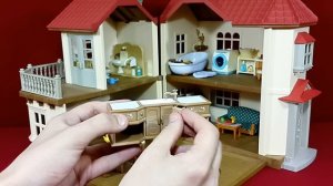 Чем украсить домик Sylvanian Families? Садовый декор и Кухонный гарнитур для бабушки и дедушки
