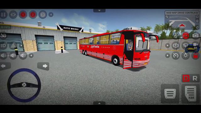 MERCEDES SUTLEJ KALLADA TRAVELS BUS MOD For Bus Simulator Indonesia || Bussid Mod || Offroad Gamers