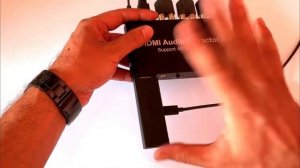 Projector setup HDMI audio extractor | Sound test HDMI audio extractor