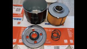 Распил масляного фильтра MAHLE OC21 (China)