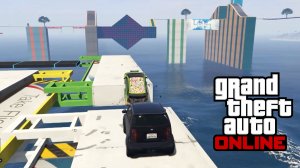 Скилл тест + паркур в GTA V OnLine