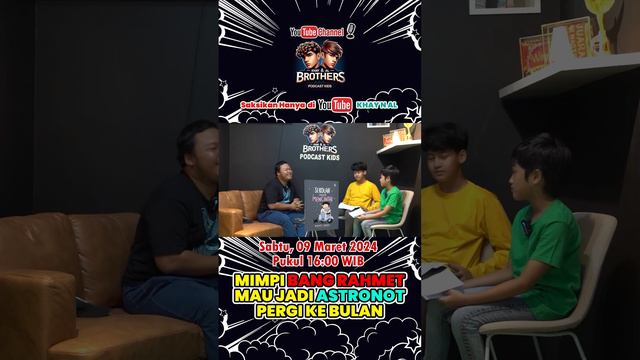 PODCAST ANAK INDONESIA / PODCAST KIDS BARENG RAHMET ABABIL #shortvideo #lucu #standupcomedy