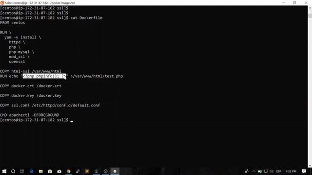 33. Building an Image with HTTP + SSLTLS + PHP II ||#Docker, From Zero To Hero Become a DevOp Maste