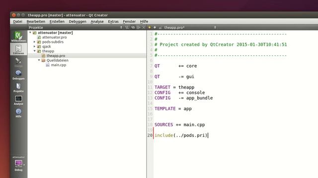 How to build a Qt app using qt-pods from scratch смотреть онлайн
