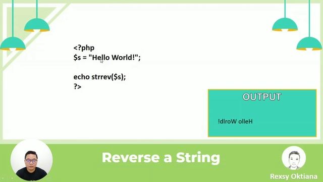 PHP #1 - Data Types, String, and Number