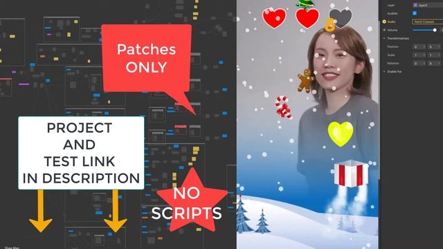 SPARK AR GAME | Catch Falling item game template ( patches only ) смотреть онлайн