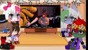 Security breach react to (SFM) Afton Family: APAngryPiggy Remix 2/? |FNAF|