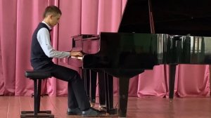 Eugene Doga Sonnet «Green wave”, plays Zhmud Nikolai teacher Oksana Usenko