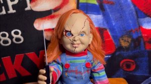 Spirit Halloween updated talking animated Chucky doll Unboxing And Review!