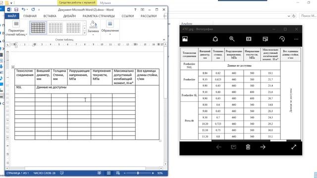 Создание сложной таблицы в Ms Word смотреть онлайн